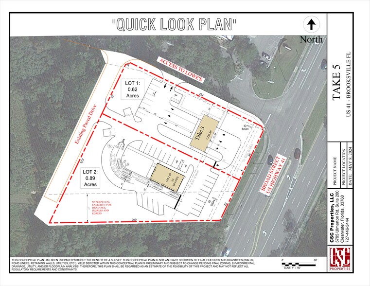 7117 Broad St, Brooksville, FL for rent - Site Plan - Image 2 of 3