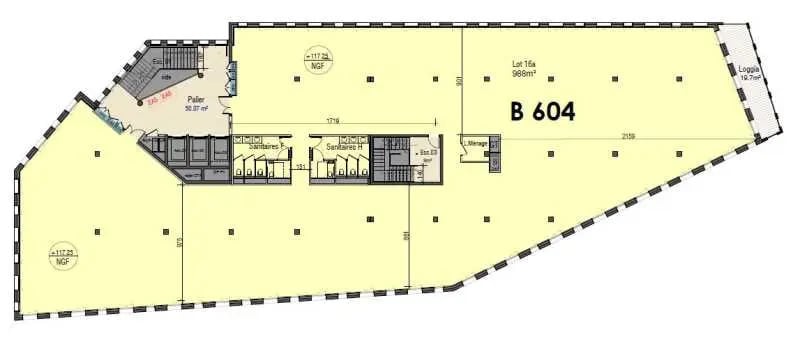 12 Avenue Émile Baudot, Palaiseau, ESS 91120 - Unit 16a -  - Floor Plan - Image 1 of 1