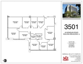 3501 Algonquin Rd, Rolling Meadows, IL to rent Site Plan- Image 1 of 1