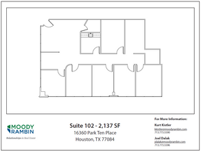 16360 Park Ten Place Dr, Houston, TX for rent Floor Plan- Image 1 of 1