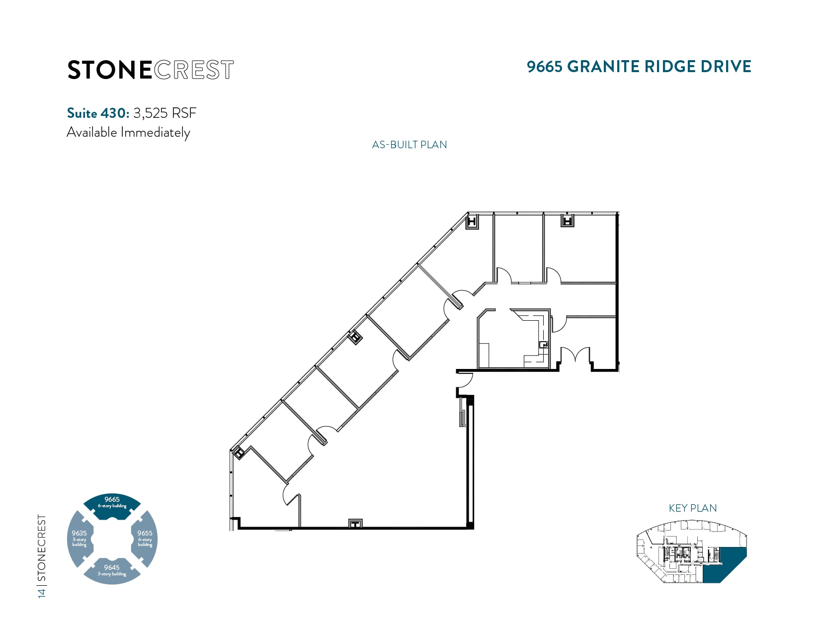 9655 Granite Ridge Dr, San Diego, CA to rent Floor Plan- Image 1 of 6