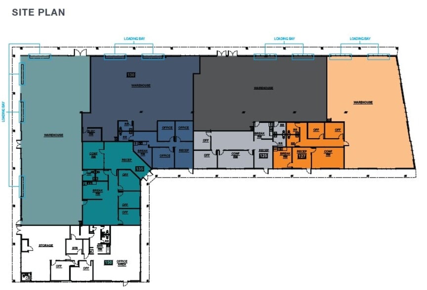 10812 Fallstone Rd, Houston, TX to rent - Site Plan - Image 2 of 12