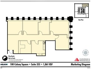 1175 Peachtree St NE, Atlanta, GA for rent Floor Plan- Image 1 of 1