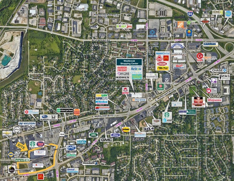 Hwy 164 & E Main St, Waukesha, WI for rent - Site Plan - Image 1 of 1