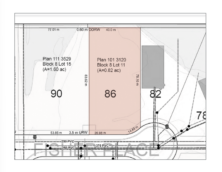 86 Fisher Pl, Okotoks, AB for sale - Site Plan - Image 1 of 1