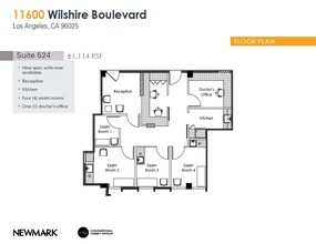 11600 Wilshire Blvd, Los Angeles, CA for rent Floor Plan- Image 1 of 3