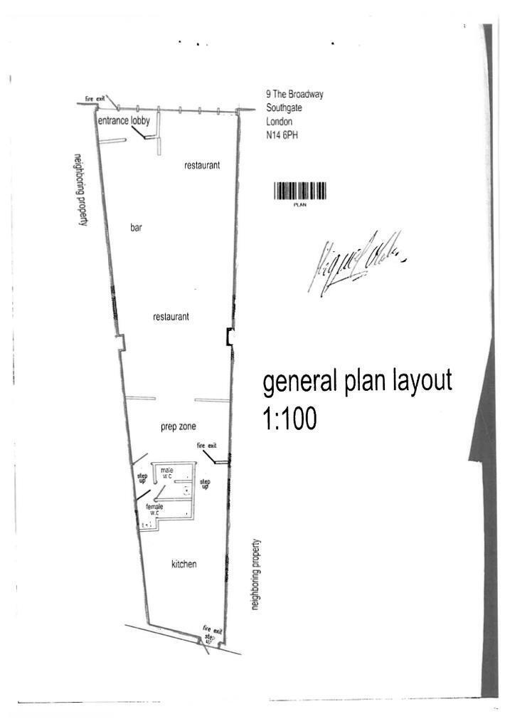 9 Broadway Para, London to rent Floor Plan- Image 1 of 2