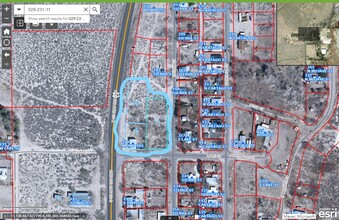 108 US Highway 395, Cartago, CA - aerial  map view