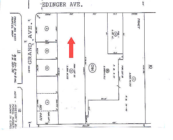 1514-1516 E Edinger Ave, Santa Ana, CA for rent - Plat Map - Image 2 of 5