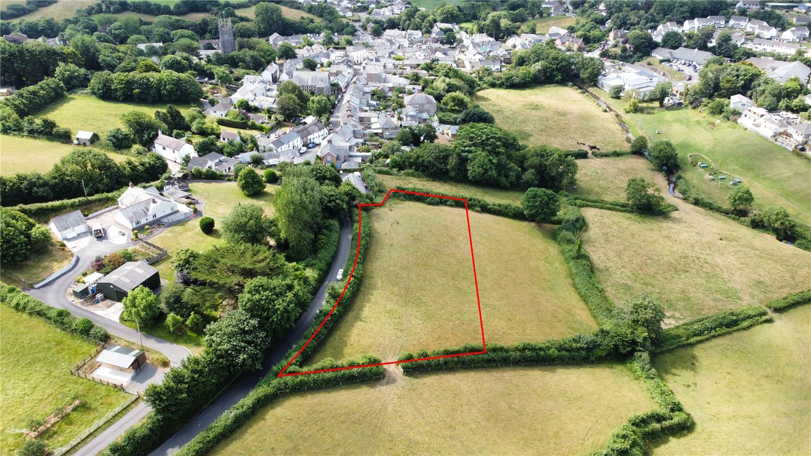 Stratton Rd, Bude for sale Aerial- Image 1 of 1