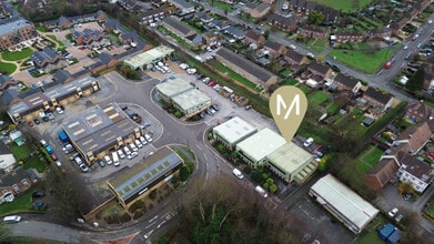 17-18 Riverside Park, Wimborne, DOR - Aerial  map view