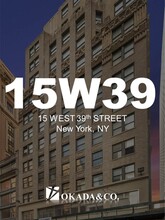 15 W 39th St, New York, NY for sale Building Photo- Image 1 of 1