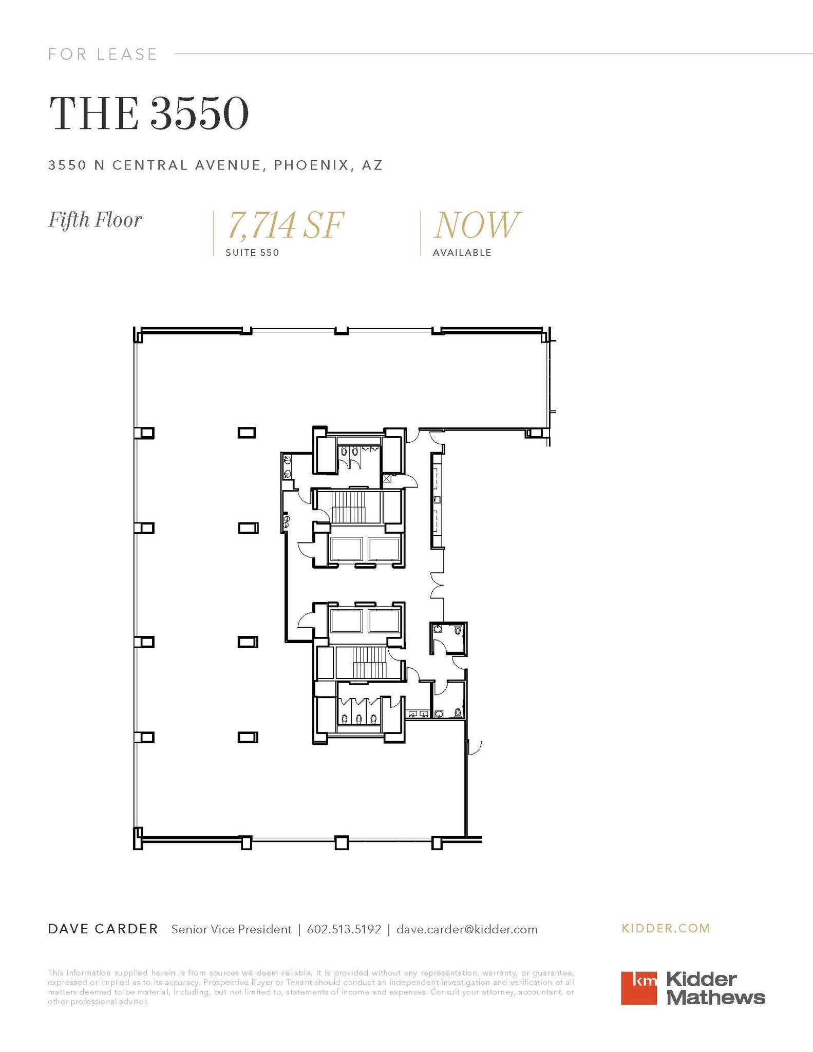 3550 N Central Ave, Phoenix, AZ to rent Floor Plan- Image 1 of 1