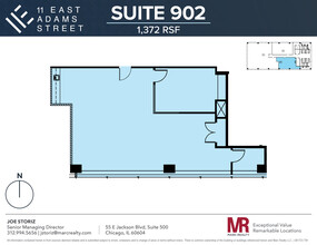 11 E Adams St, Chicago, IL for rent Floor Plan- Image 1 of 8