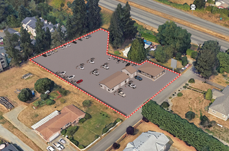 10902 59th Ave E, Puyallup, WA - aerial  map view