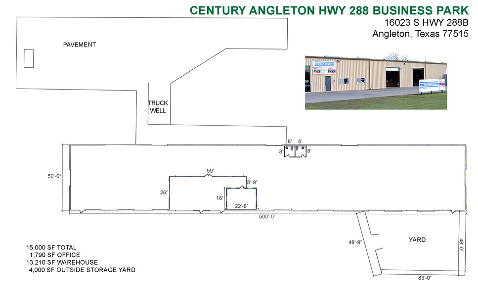 16023 South Hwy, Angleton, TX for rent - Primary Photo - Image 1 of 1