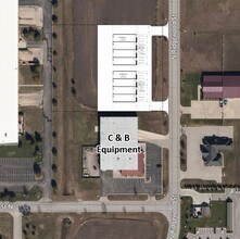 3725-3729 N Ridgewood St, Wichita, KS - aerial  map view