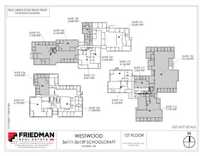 36133-36139 Schoolcraft Rd, Livonia, MI to rent Floor Plan- Image 2 of 2