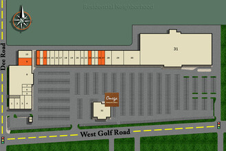 9000-9196 W Golf Rd, Niles, IL for rent Site Plan- Image 1 of 3