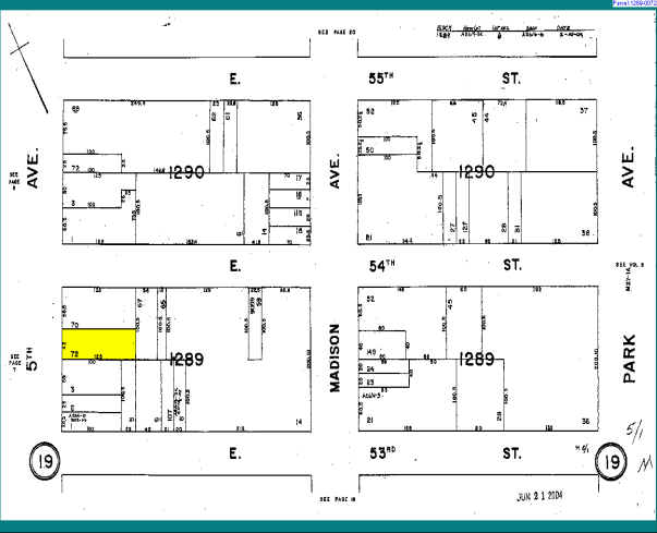 681 Fifth Ave, New York, NY for rent - Plat Map - Image 2 of 10