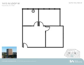1415 North Loop W, Houston, TX to rent Floor Plan- Image 1 of 1