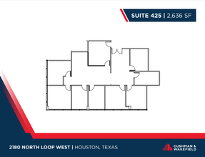 2180 North Loop W, Houston, TX for rent Floor Plan- Image 1 of 1