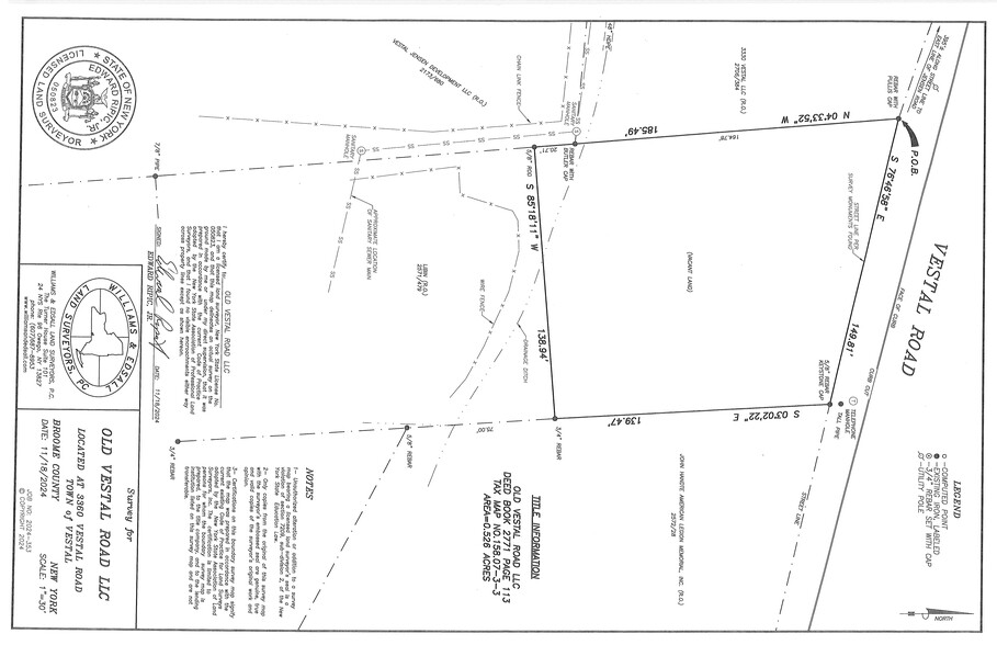 3360 Vestal Rd, Vestal, NY for sale - Site Plan - Image 2 of 2