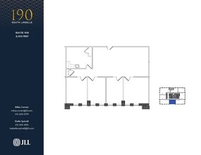 190 S La Salle St, Chicago, IL to rent Floor Plan- Image 1 of 4
