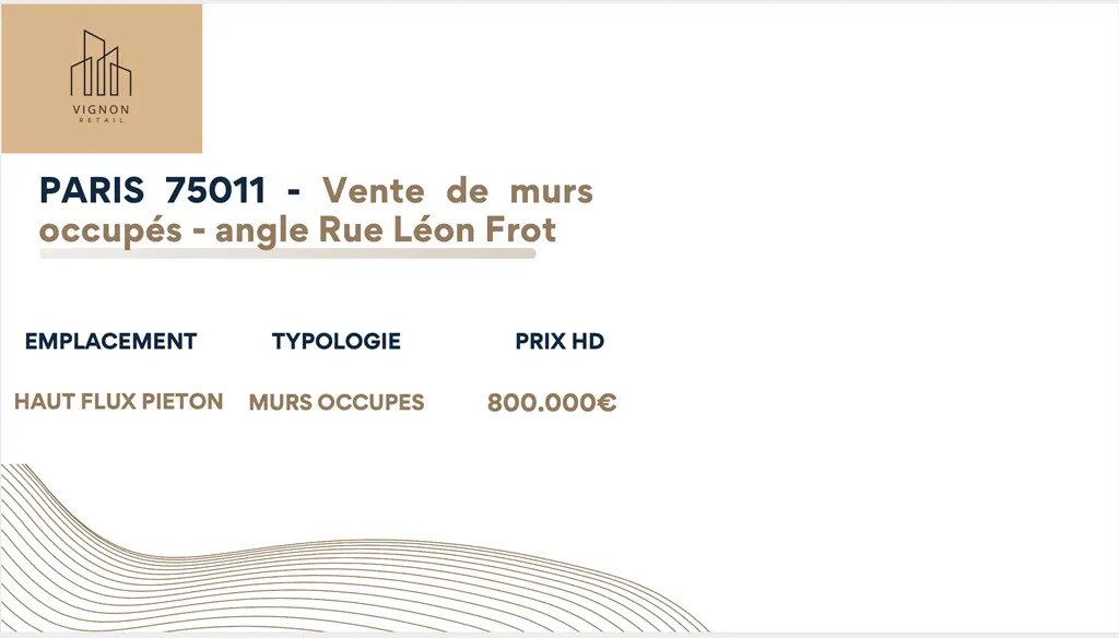 Retail in Paris for sale Building Photo- Image 1 of 3