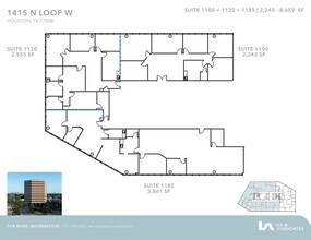 1415 North Loop W, Houston, TX to rent Floor Plan- Image 2 of 2