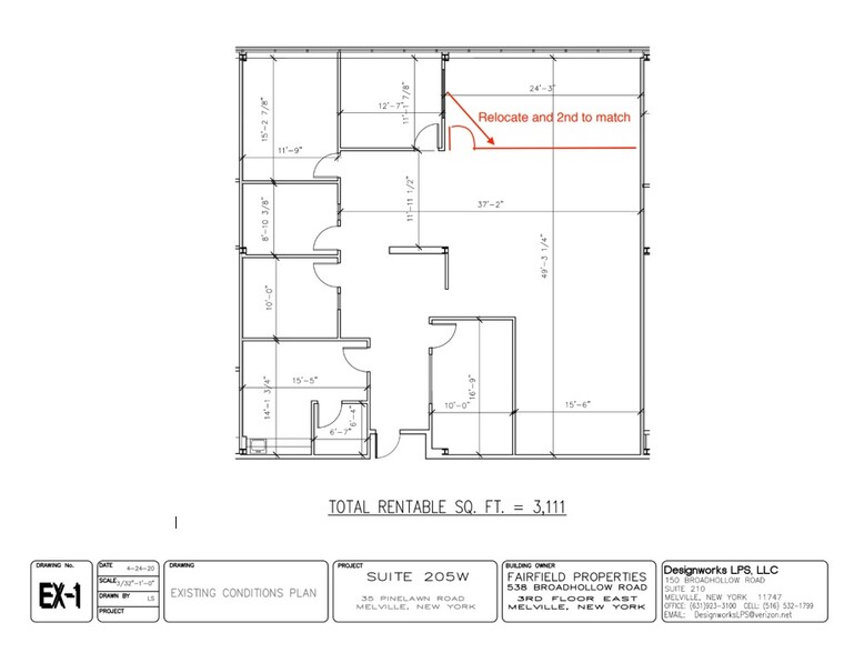 35 Pinelawn Rd, Melville, NY for rent - Floor Plan - Image 3 of 4