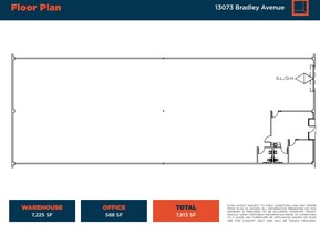 13073 Bradley Ave, Sylmar, CA for rent Floor Plan- Image 1 of 1