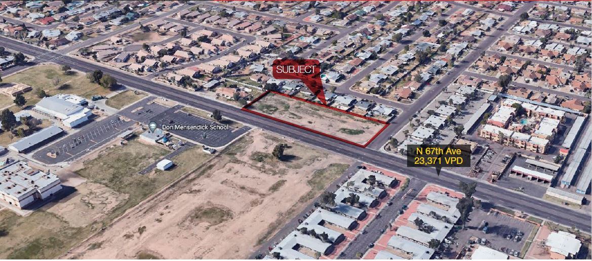 67th & Montebello Ave, Glendale, AZ for sale Aerial- Image 1 of 1