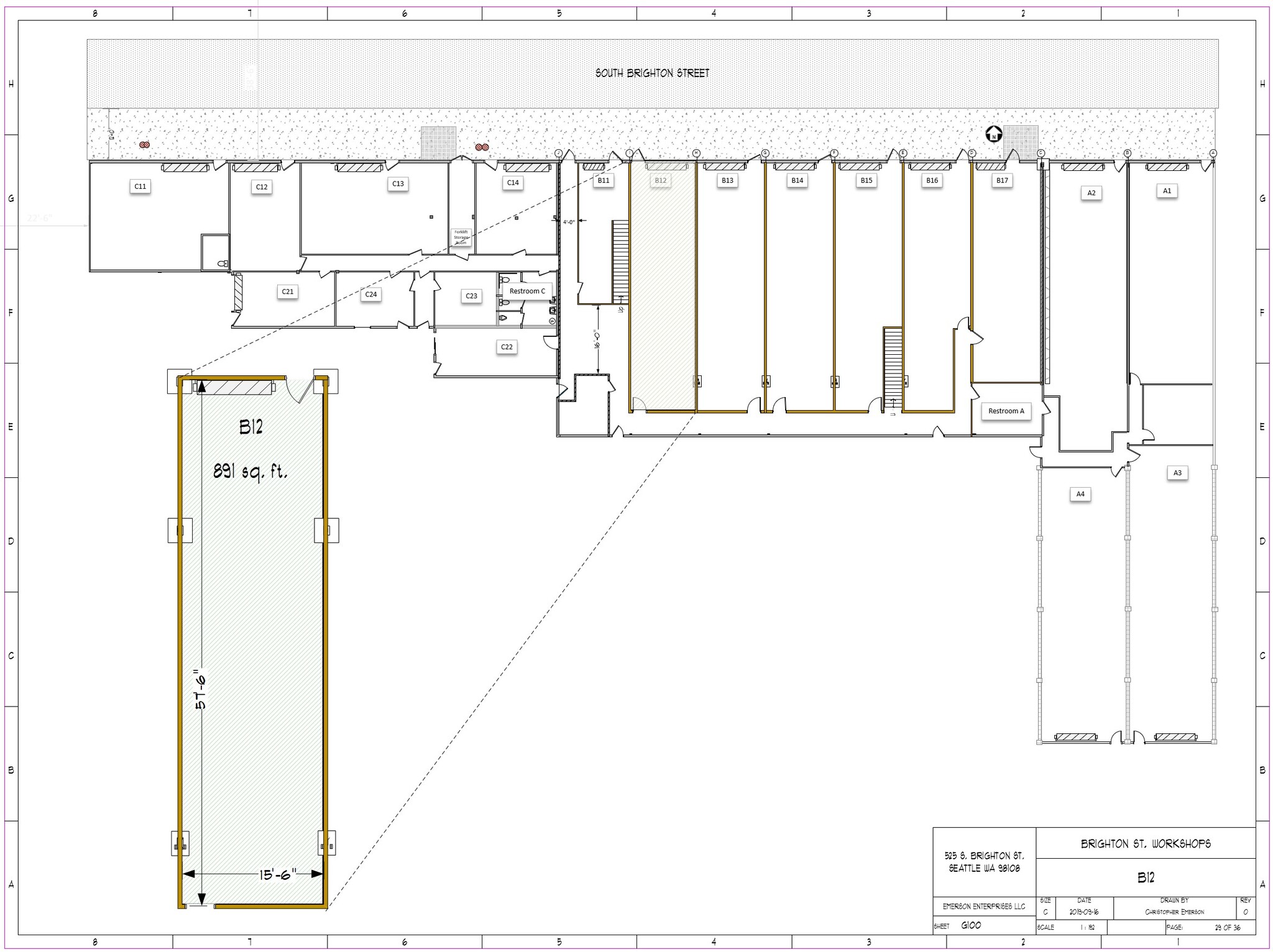 525 S Brighton St, Seattle, WA for rent Floor Plan- Image 1 of 1