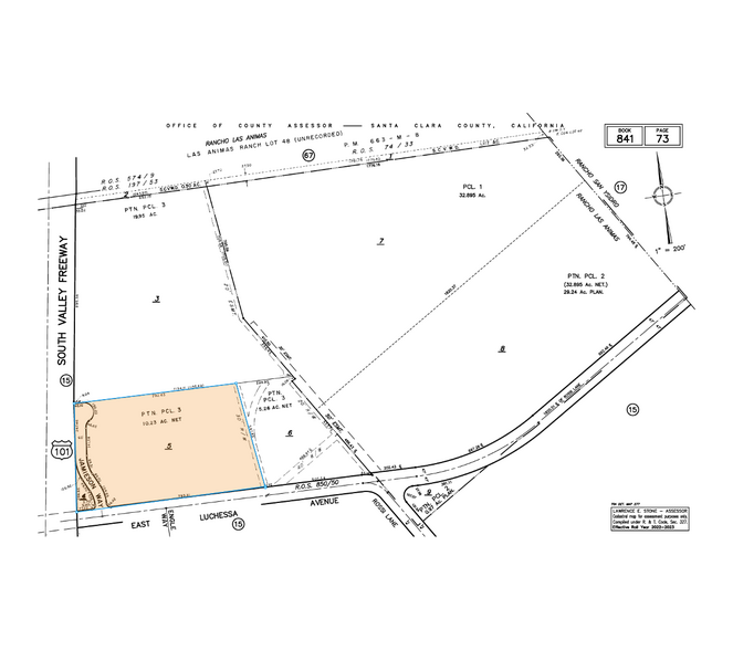 505 Luchessa Ave, Gilroy, CA for rent - Plat Map - Image 2 of 2