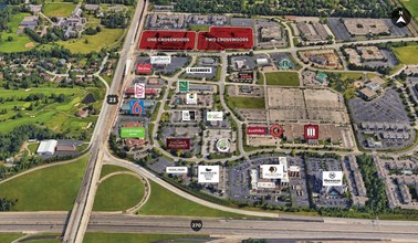 100 E Campus View Blvd, Columbus, OH - aerial  map view