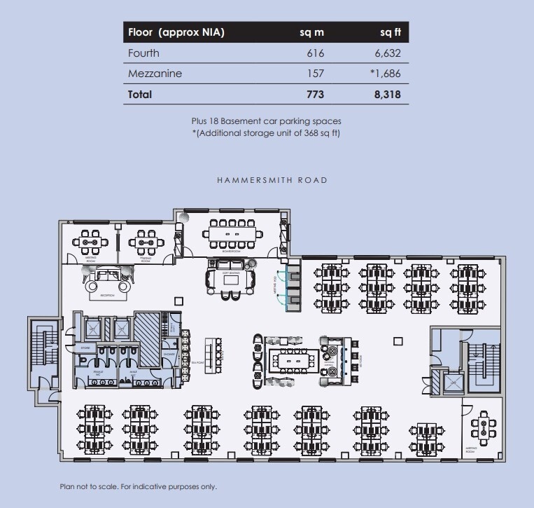1 Hammersmith Broadway, London to rent Floor Plan- Image 1 of 1