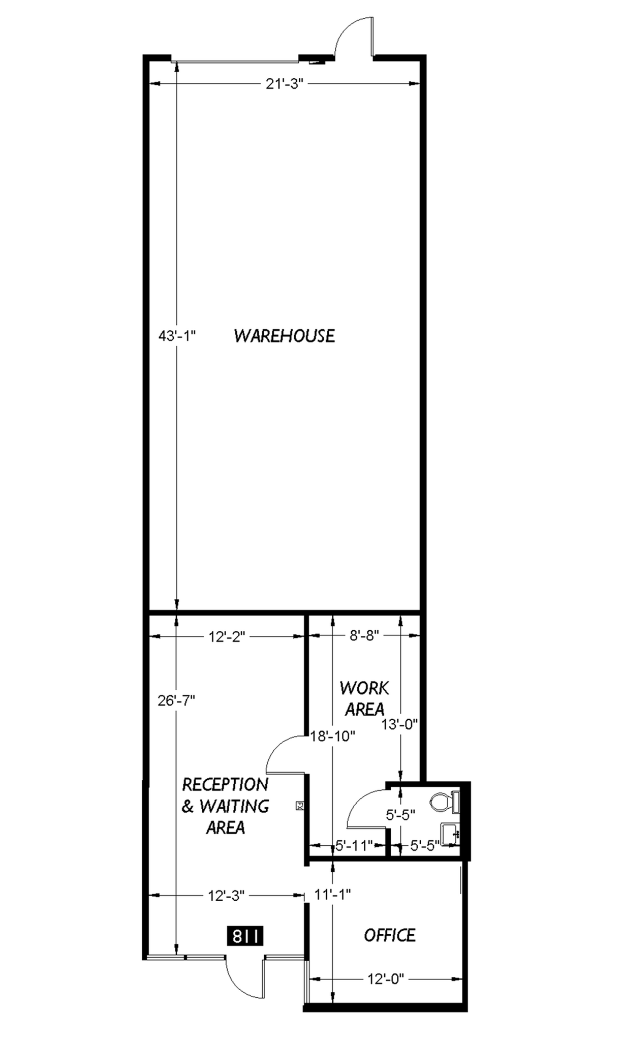679-699 Strander Blvd, Tukwila, WA to rent Floor Plan- Image 1 of 1