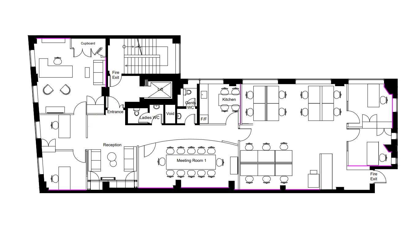 14 Berkeley St, London to rent Floor Plan- Image 1 of 5