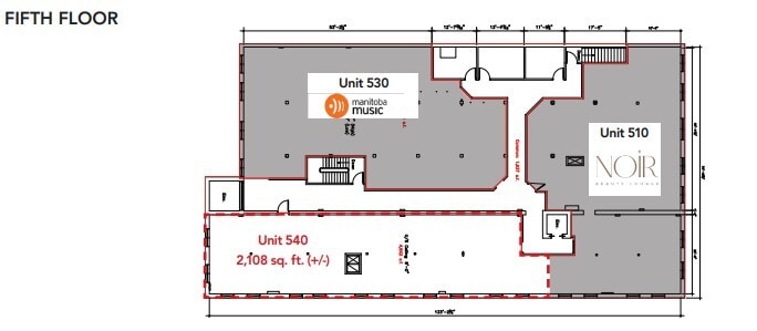 112 Market Av, Winnipeg, MB to rent Floor Plan- Image 1 of 1