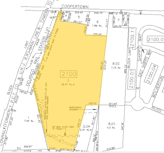 Coopertown Rd & Creek Rd, Delanco, NJ for sale Plat Map- Image 1 of 1