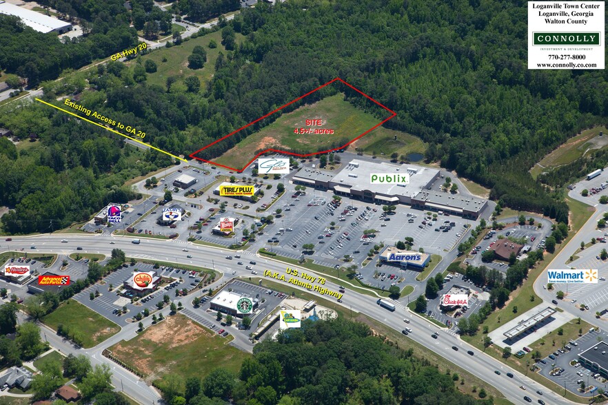 US Hwy 78 & Ga Hwy 20, Loganville, GA for sale - Building Photo - Image 1 of 1