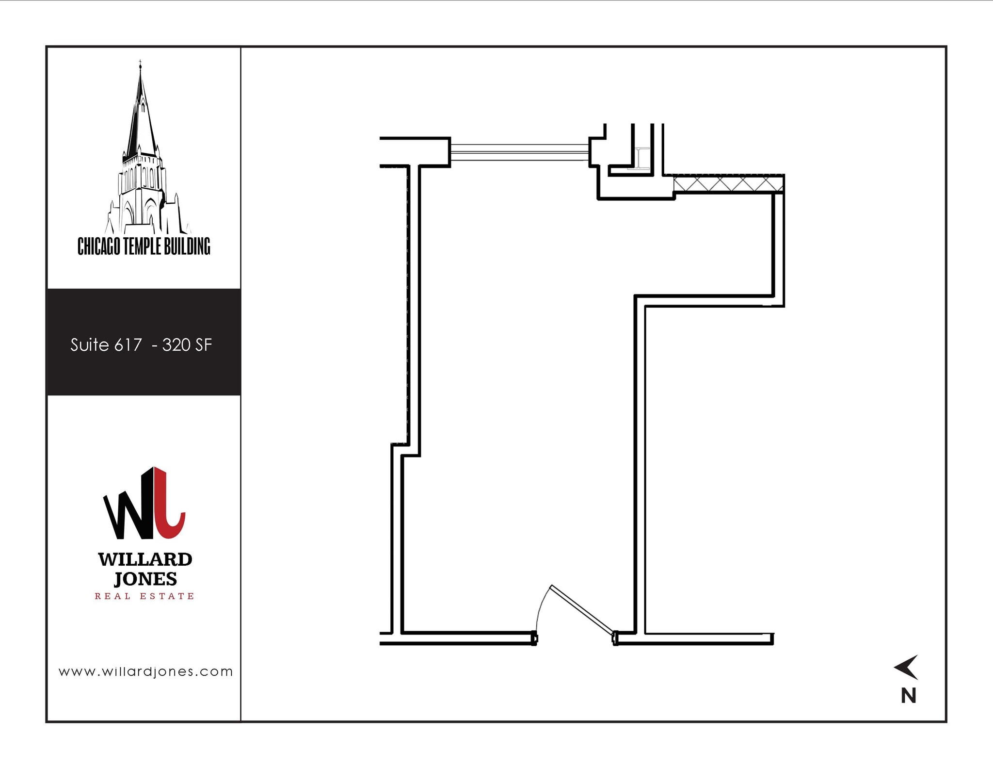 77 W Washington St, Chicago, IL to rent Floor Plan- Image 1 of 1