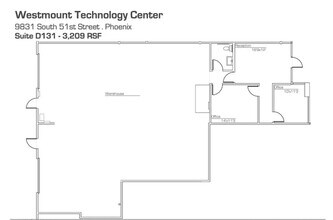 9831 S 51st St, Phoenix, AZ for rent Floor Plan- Image 1 of 2