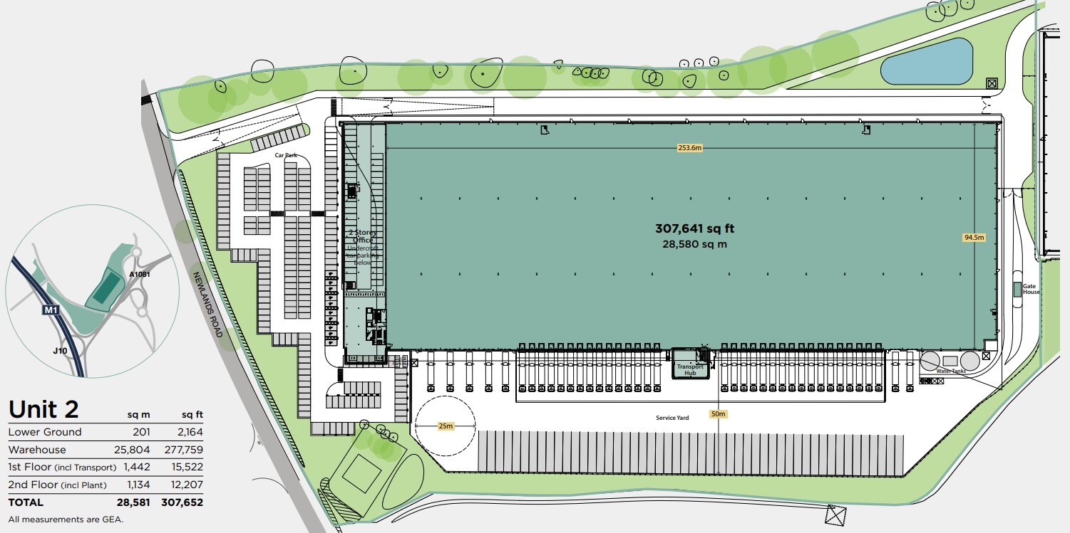 Newlands Rd, Slip End to rent Site Plan- Image 1 of 1