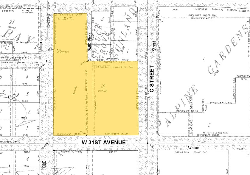 3000 C St, Anchorage, AK for rent - Plat Map - Image 3 of 3