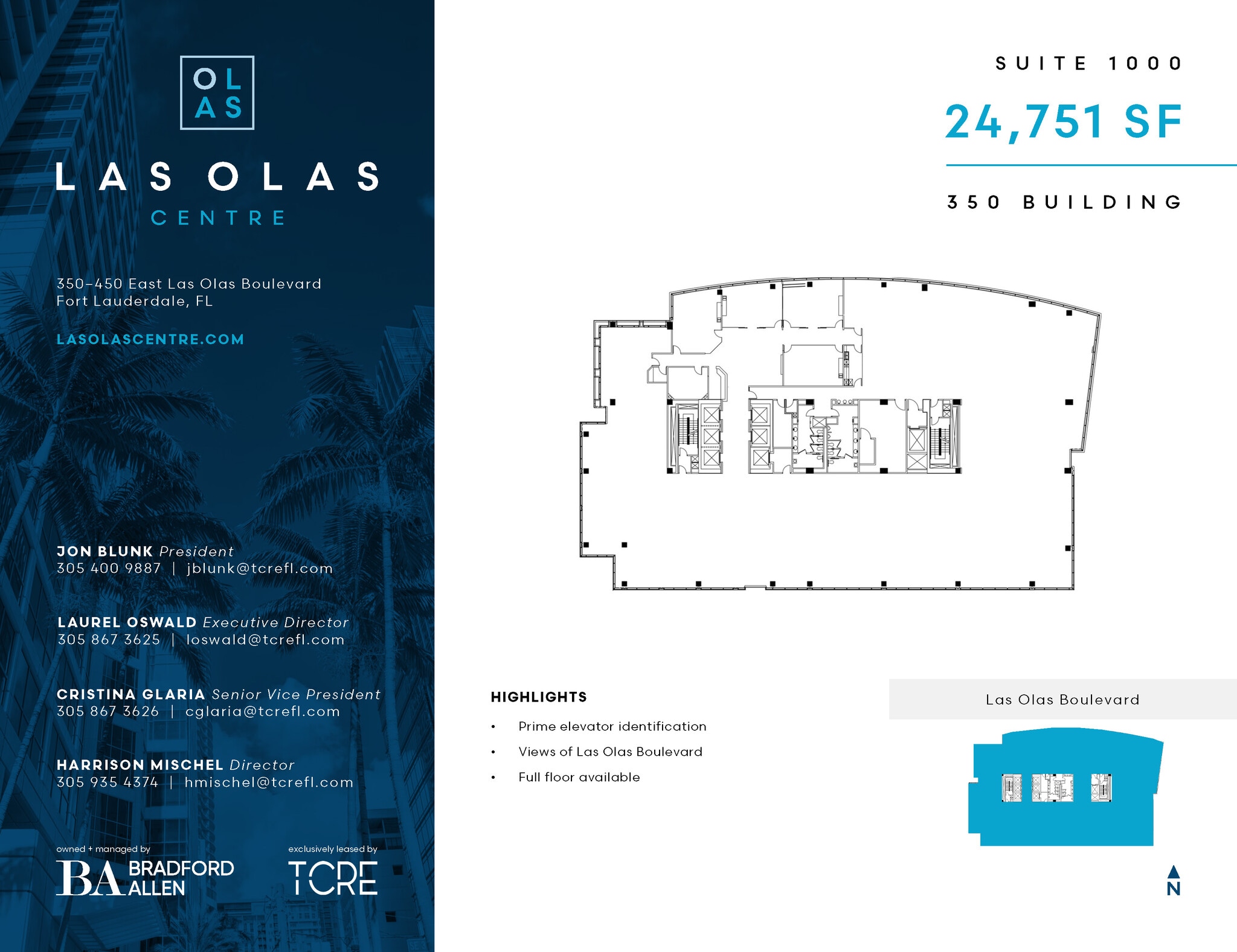 350 E Las Olas Blvd, Fort Lauderdale, FL to rent Floor Plan- Image 1 of 1