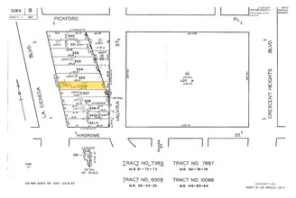 1646 S La Cienega Blvd, Los Angeles, CA for sale Plat Map- Image 1 of 1