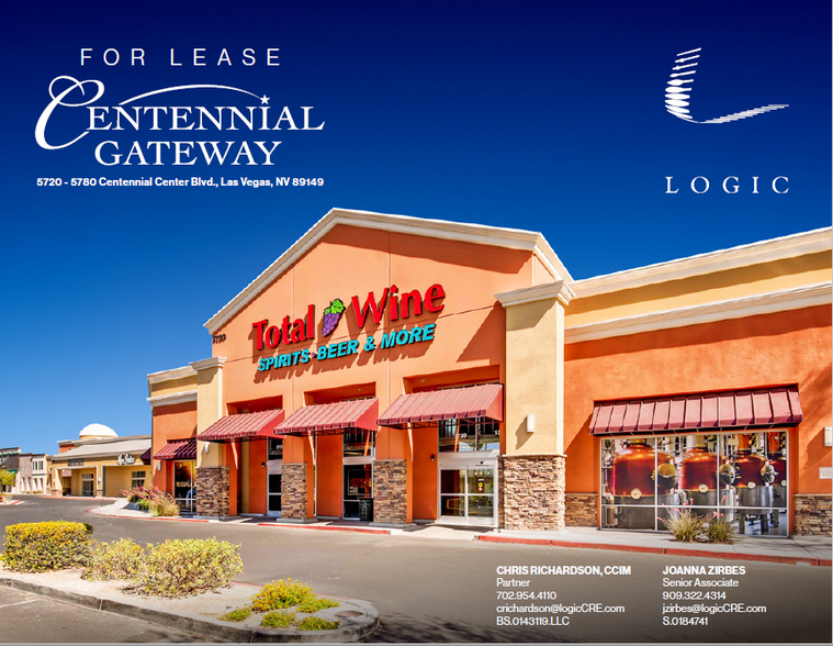 5720-5780 Centennial Center Blvd, Las Vegas, NV for sale - Building Photo - Image 1 of 1