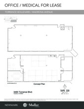 3400 Torrance Blvd, Torrance, CA for rent Floor Plan- Image 1 of 2